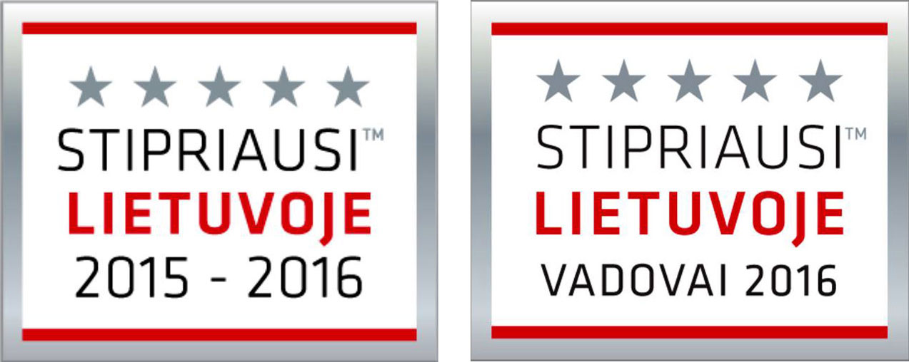 Stipriausi Lietuvoje